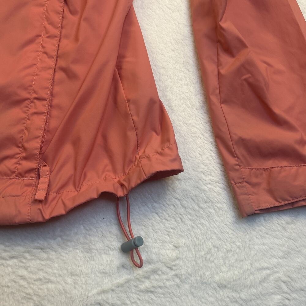 Columbia Womens Windbreaker Size Large Hooded Full Zip Jacket Vented Peach Coral - Picture 8 of 12